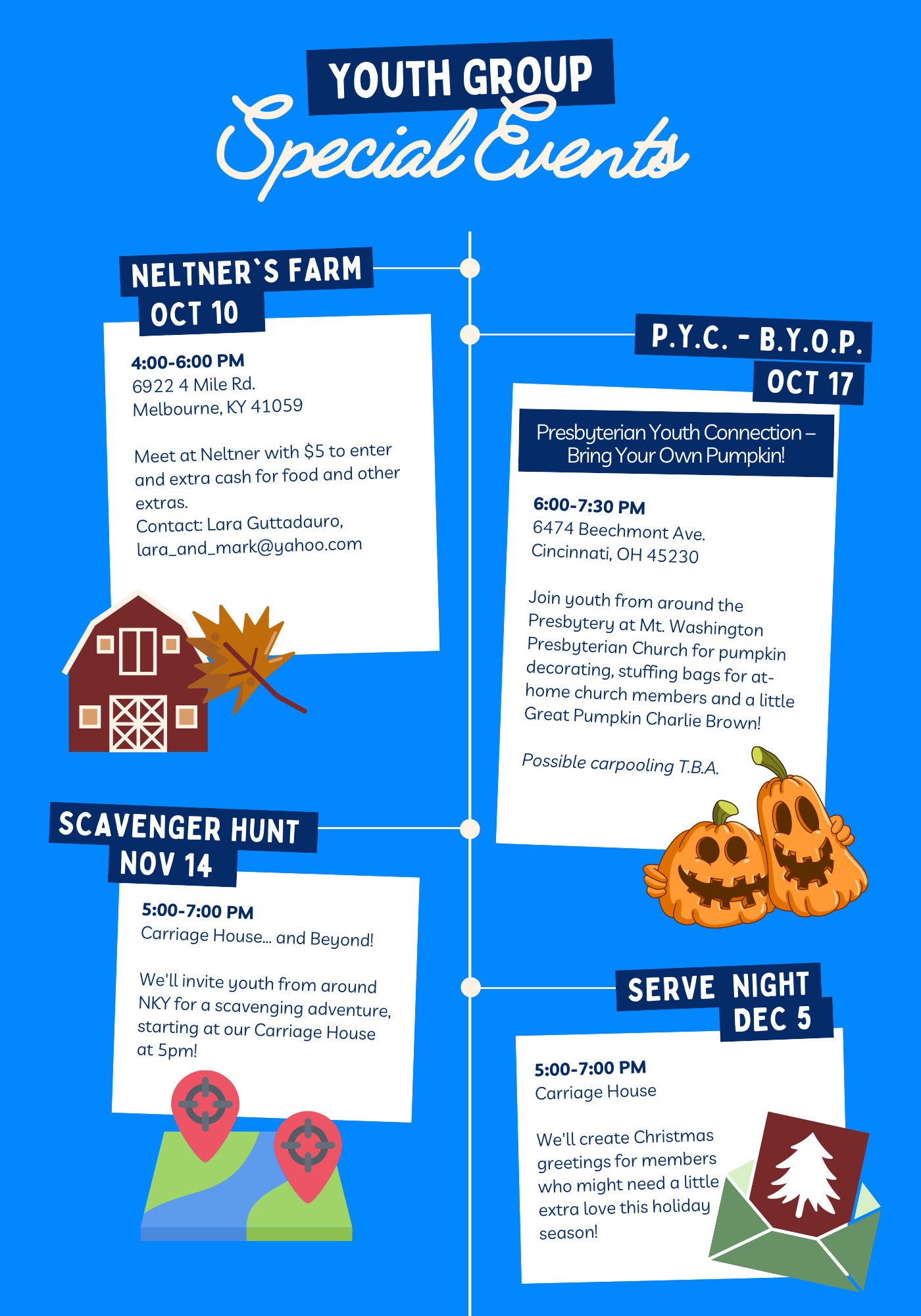 Youth Events Fall 2021