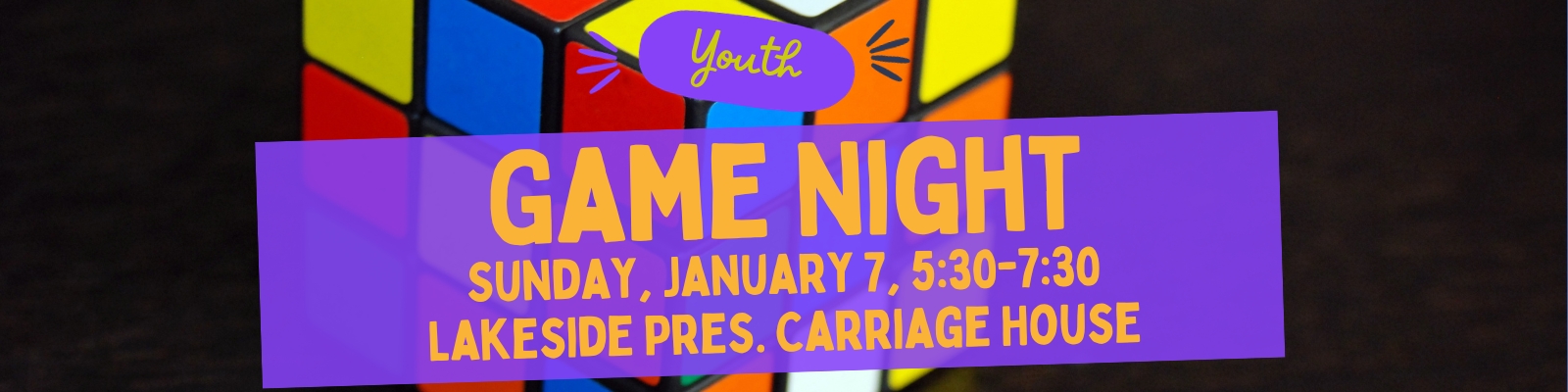 January 7 - Game Night Banner