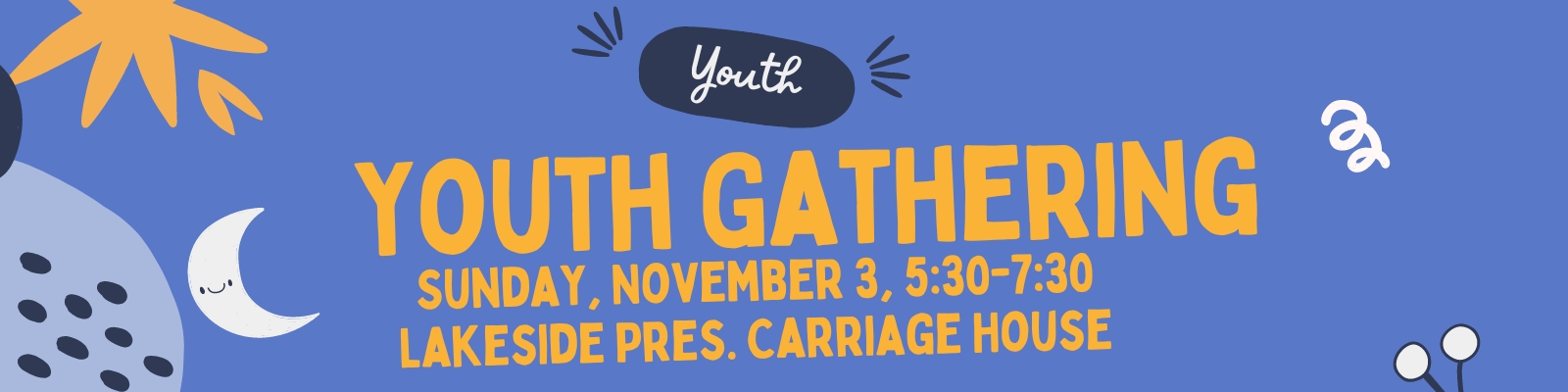 February 18 Youth Gathering Banner