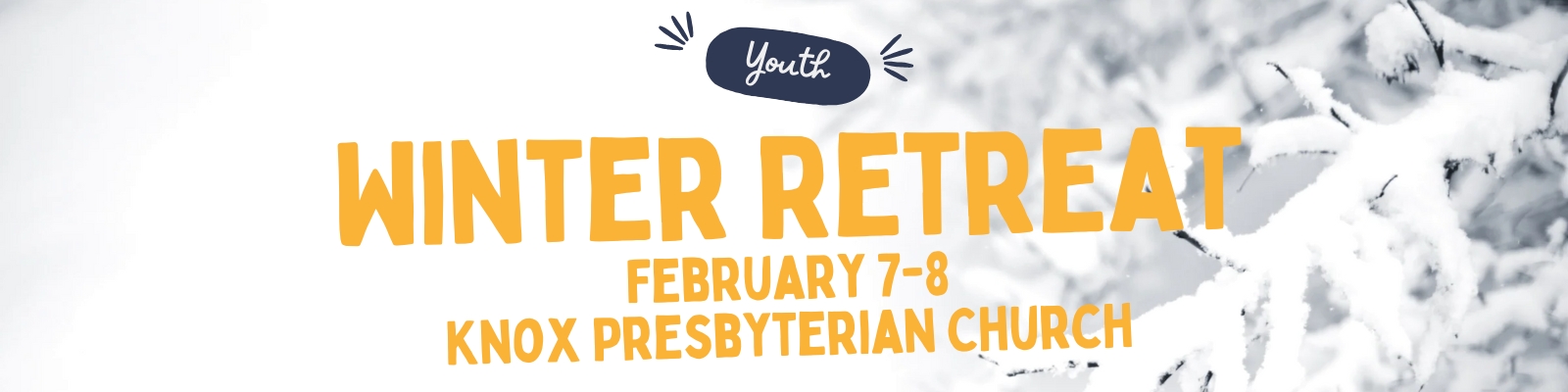 February 18 Youth Gathering Banner