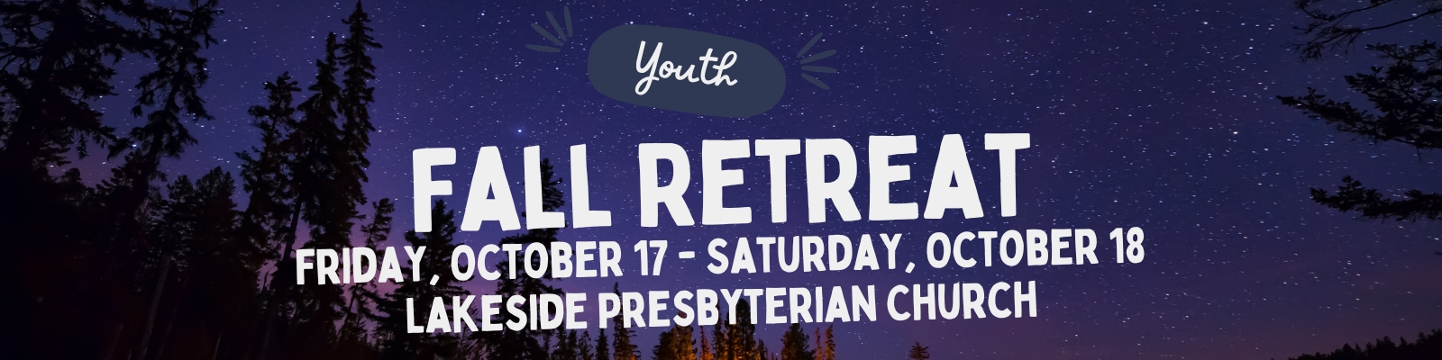 February 18 Youth Gathering Banner
