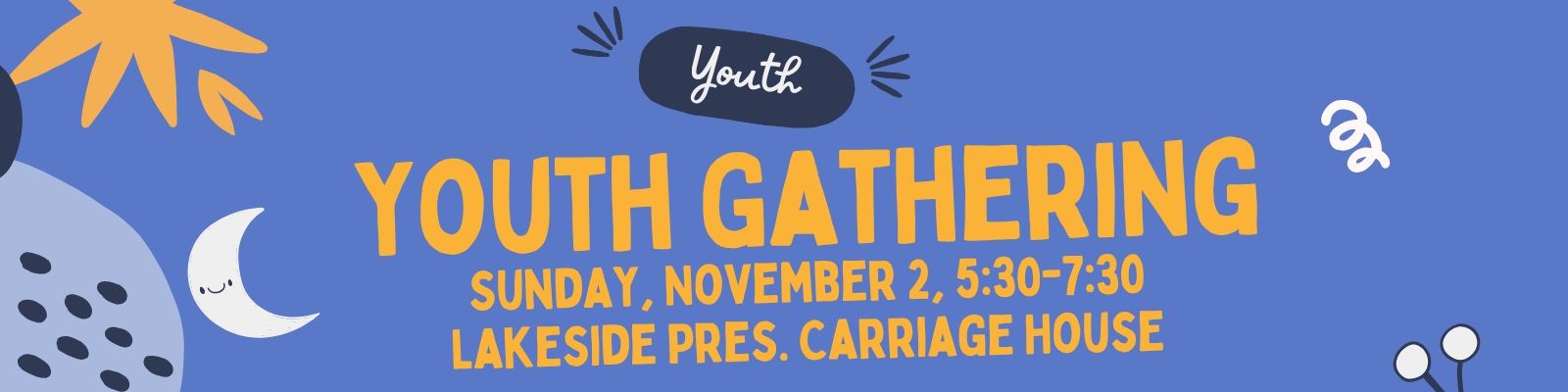 February 18 Youth Gathering Banner