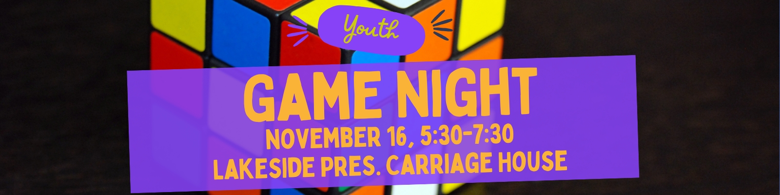 February 18 Youth Gathering Banner